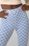 Womens Geometric Print Legging