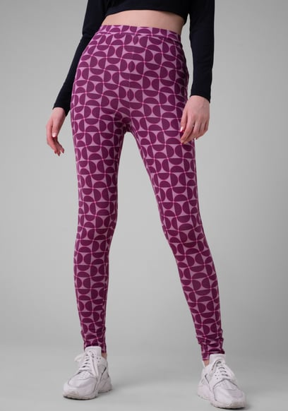Womens Geometric Print Legging