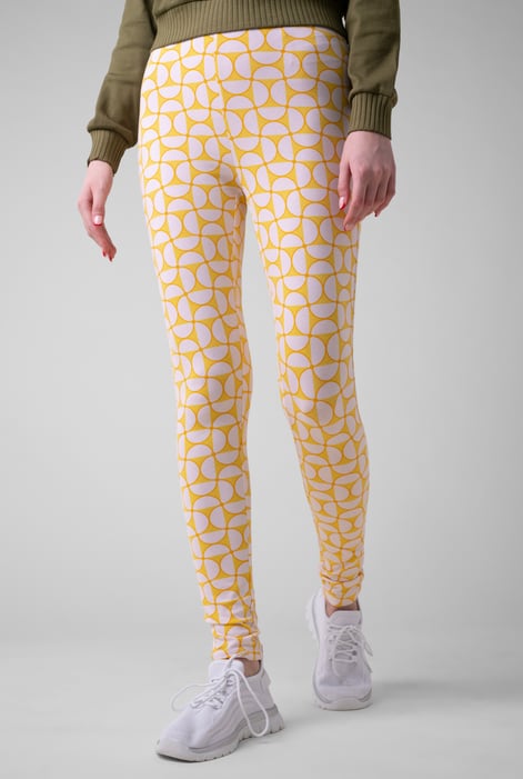 Womens Blue Geometric Print Legging