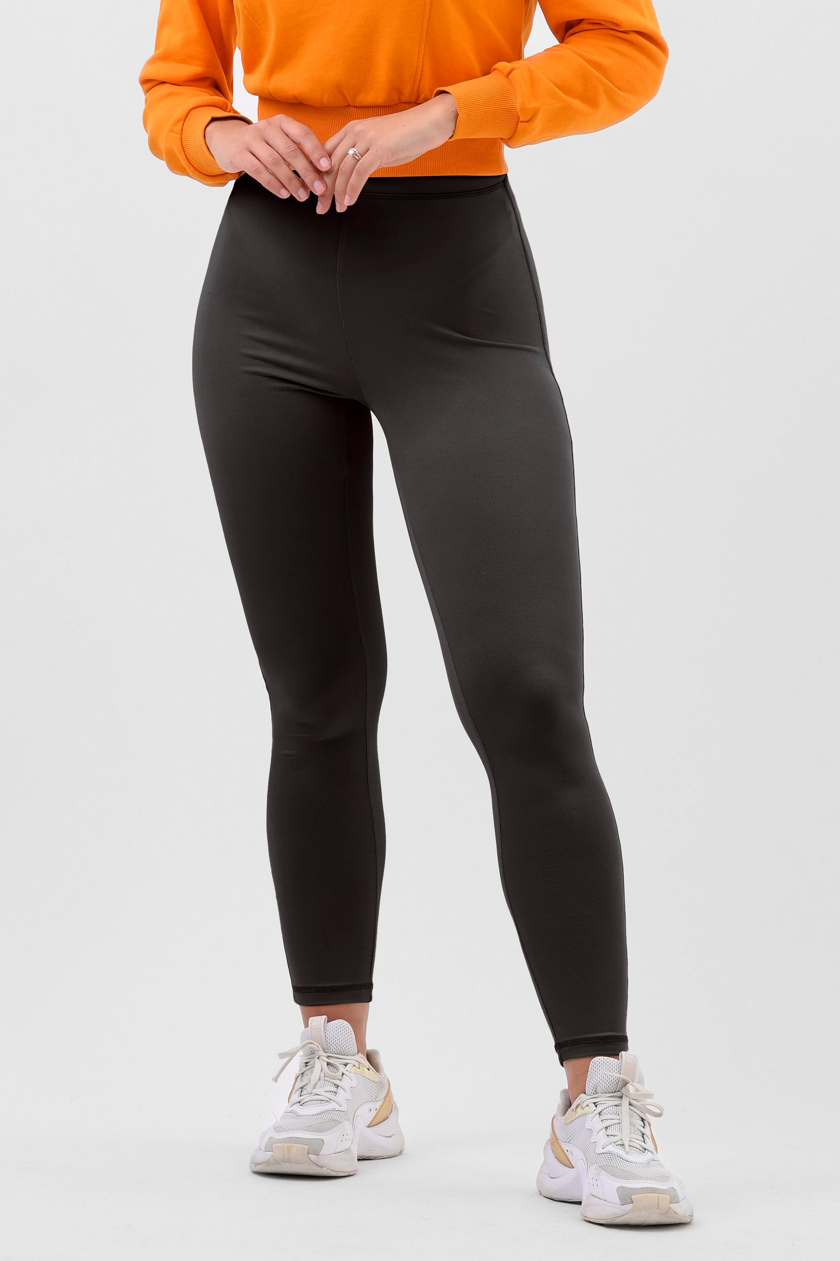 Womens High Waist Ribbed Leggings
