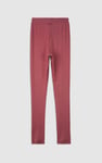 Womens High Waist Ribbed Leggings