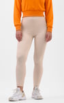 Womens High Waist Ribbed Leggings