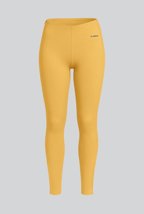 Womens Blue Zip Hem Leggings