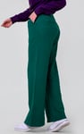 Womens Herringbone Wide Leg Trouser