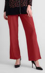 Womens Herringbone Wide Leg Trouser