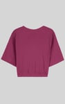 Women Knot Details V-Neck Bell Sleeve Top