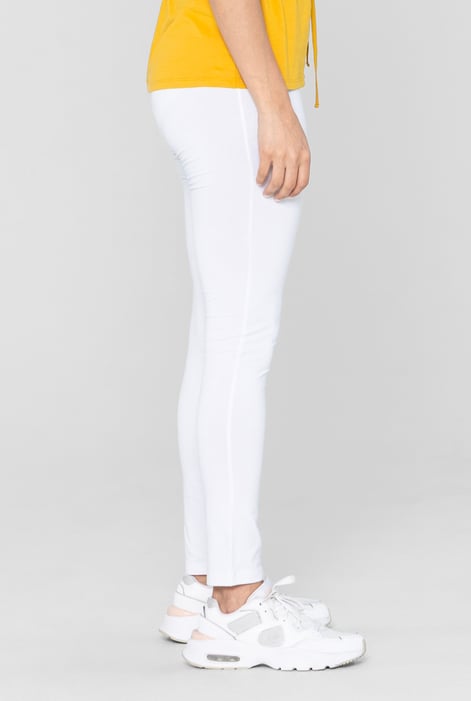 White Full length High Waist Leggings