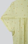 Golden Printed cap sleeve Jersey tops