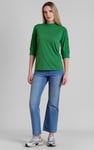 Women's Lace Detailed Three-Quarter Sleeve Tops