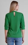 Women's Lace Detailed Three-Quarter Sleeve Tops