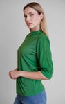 Women's Lace Detailed Three-Quarter Sleeve Tops