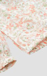 Floral Bardot Smocked Crop Top