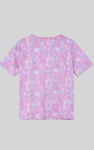 Crayon Leaf Printed T-Shirt