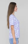 Crayon Leaf Printed T-Shirt
