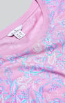 Crayon Leaf Printed T-Shirt