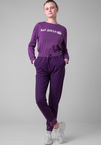 Womens Nap Queen Printed Nightwear Set