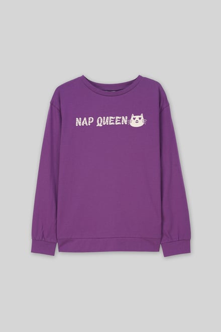 Womens Nap Queen Printed Nightwear Set