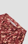 Womens Floral Print Midi Skirt