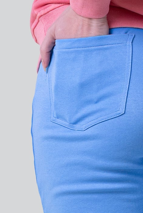Blue Enorsia Jersey Skinny Jeggings