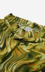 Womens Ruched Warp Midi Skirt
