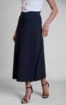Classic Seam Detail Jersey Skirt