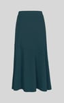Classic Seam Detail Jersey Skirt