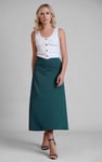 Classic Seam Detail Jersey Skirt