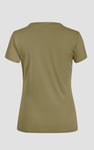 Lace-Up V Neck Short Sleeve Top