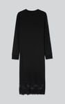 Lace Detail Long Sleeve Bodycon Dress
