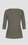 Sweetheart Neck  Embroidered Long Sleeves Tops
