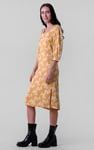 Womens Printed Square Neck Dress