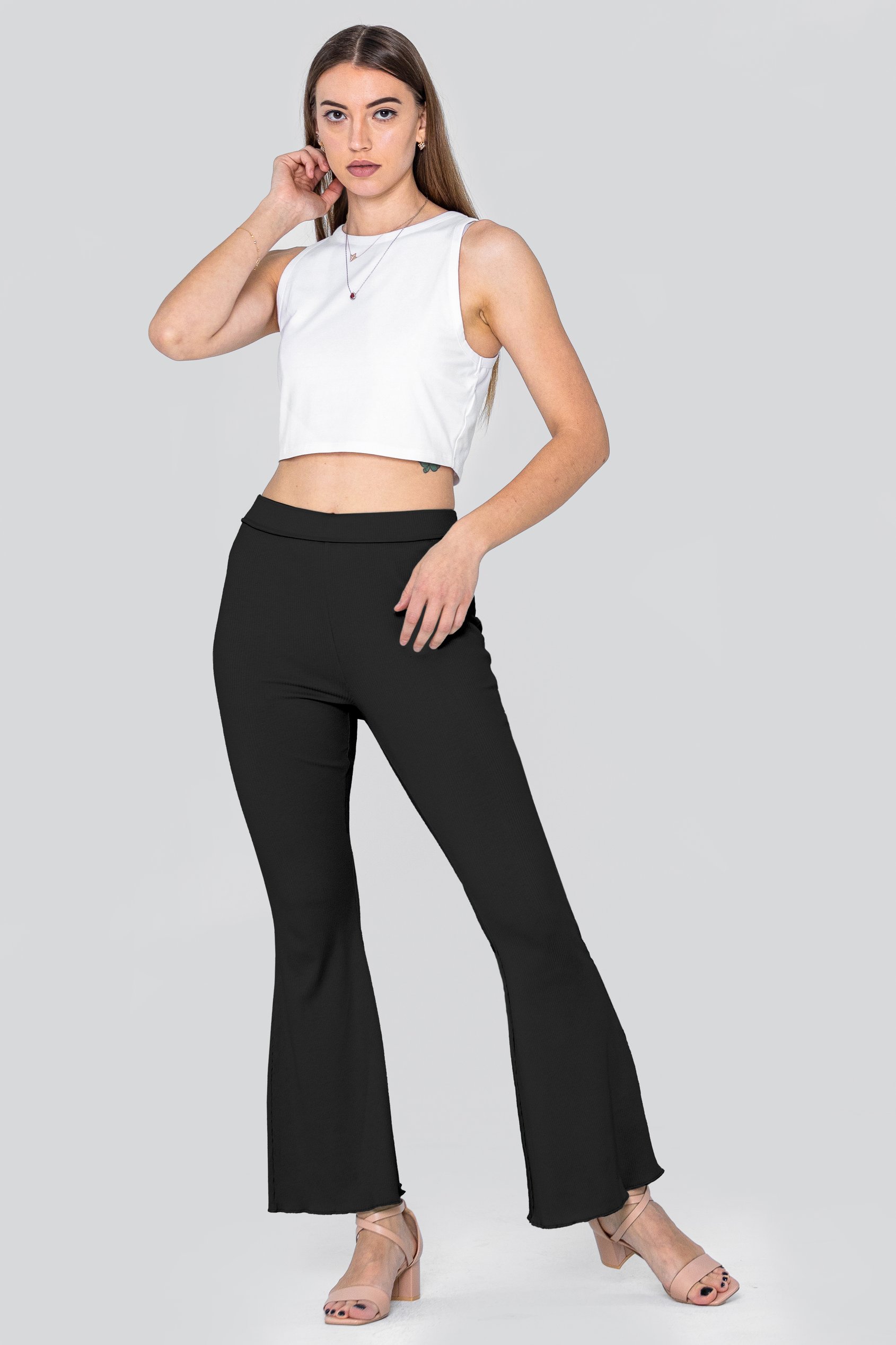 Women’s High Waisted Flare Leggings | Enorsia
