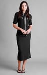 Classic flare Pull-On Jersey Skirt