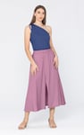 A-Line Maxi Skirt with Front Slit