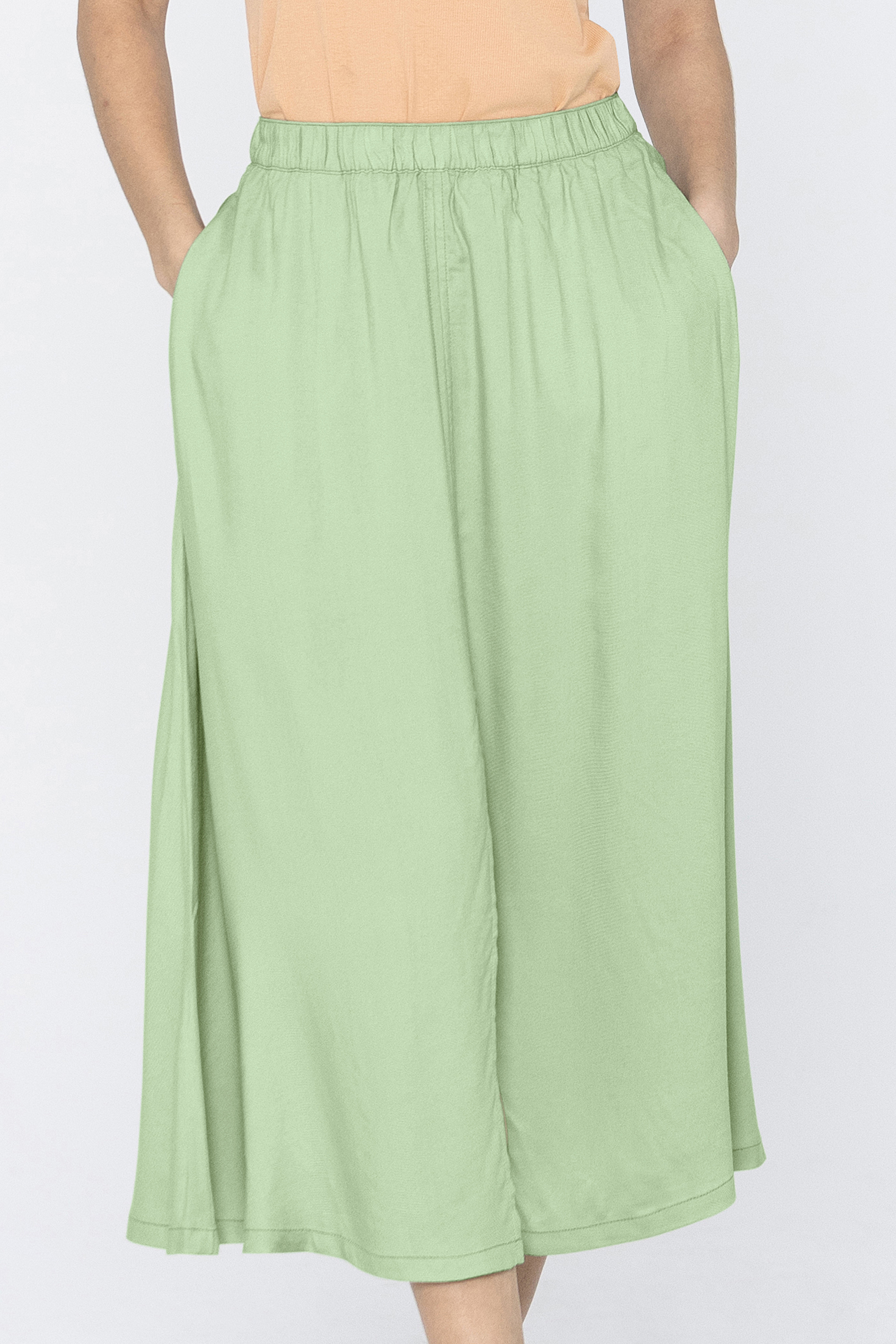 A-Line Maxi Skirt with Front Slit