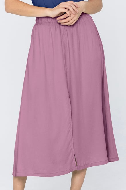 A-Line Maxi Skirt with Front Slit