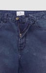 High Waist Raw Hem Flared Jeans