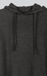 Oversized Knitted Hooded Tunic
