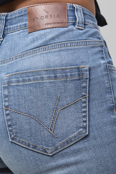 High Waist Slim Fit Jeans