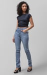 High Waist Slim Fit Jeans