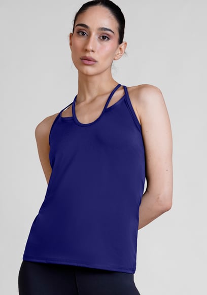 Womens Strappy Active Top