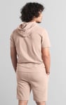 Mens Essential Hooded Tee & Shorts Set