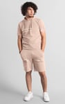 Mens Essential Hooded Tee & Shorts Set