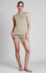 Womens High Neck  Active Vest