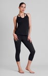 High Waisted Cropped Active Leggings