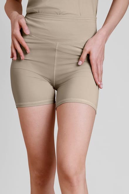 Womens High-Waist Sculpted Fit Active Shorts