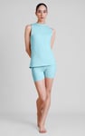 Womens High-Waist Sculpted Fit Active Shorts