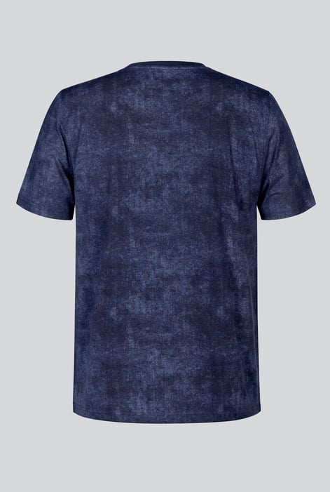 Navy Vintage Print Short Sleeve T-Shirt