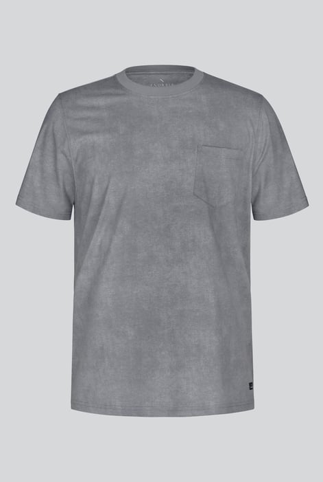 Grey Vintage Print Short Sleeve T-Shirt