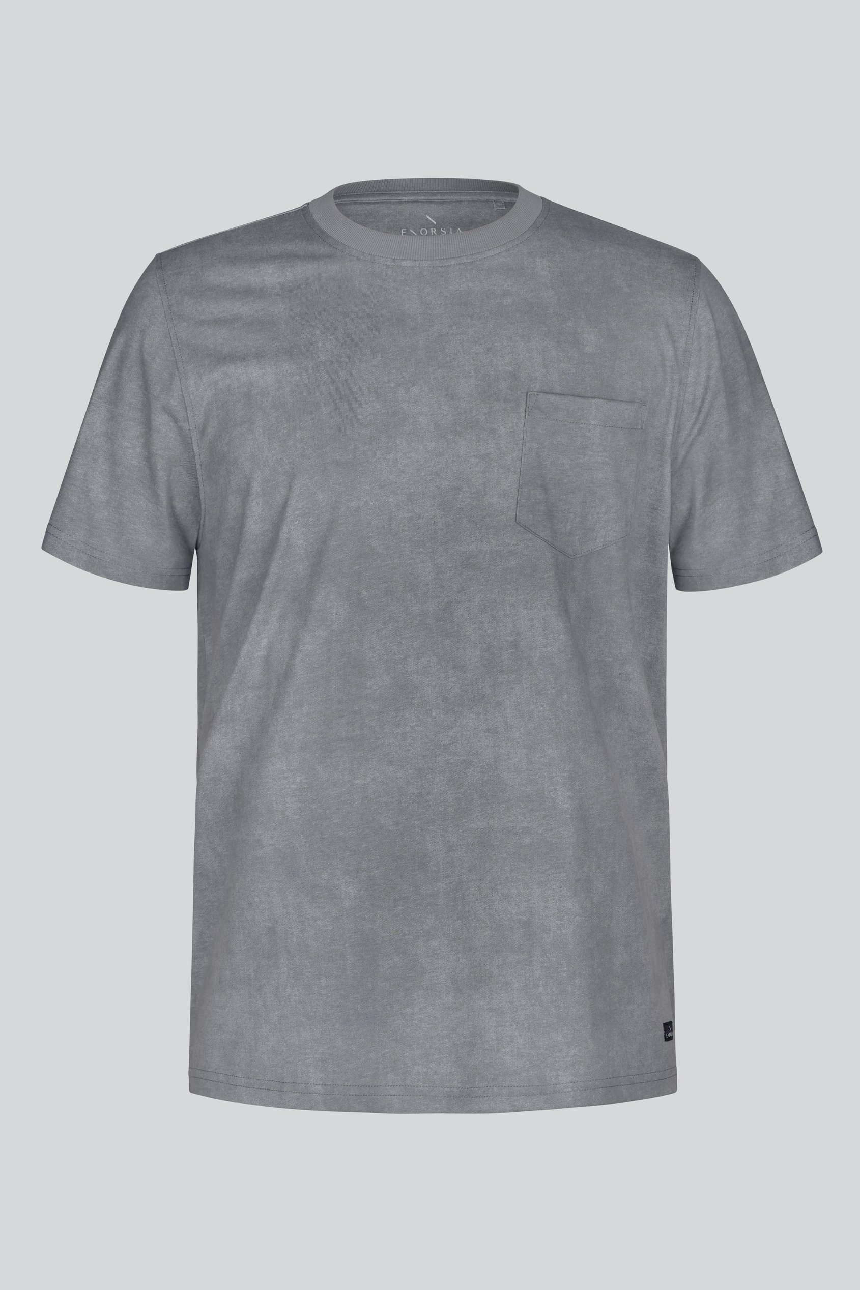 Enorsia Men's Grey Vintage Print Short Sleeve T-Shirt - Uk S